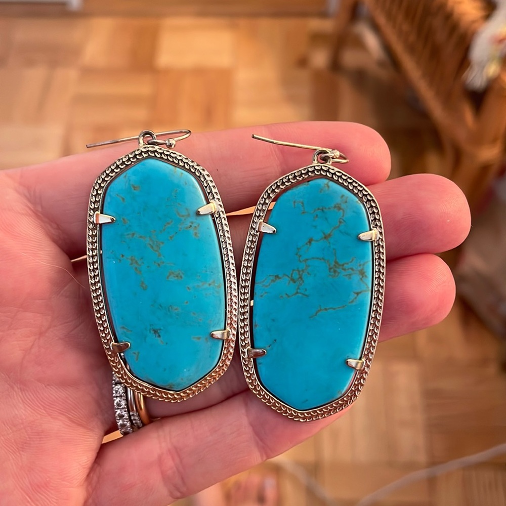 Kendra Scott turquoise earrings